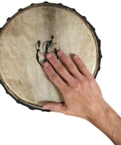 Hand-carved Djembe Drum From Africa - 11"x22" Classical Heartwood Djembe (Rings Carving) Rings Carving 13 71AJXJ6izaL