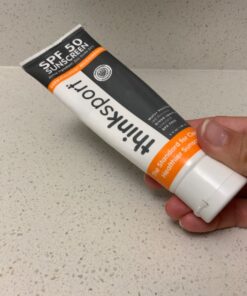 Thinksport SPF 50 Mineral Sunscreen – Safe, Natural Sunblock for Sports & Active Use - Water Resistant Sun Cream –UVA/UVB Sun Protection – Vegan, Reef Friendly Sun Lotion, 3 Fl Oz (Pack of 1) 3 Fl Oz (Pack of 1) 43 71AJf6PZ37L 1