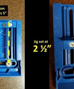 KREG KHI-Pull Cabinet Hardware Jig - for Cabinet Door Handles - Drilling Guide for Cabinet Doors - Creates Straight, Even Holes - Durable Drill Guides 68 71AJl0t5RML