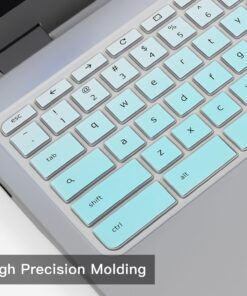 Keyboard Cover for Acer Chromebook Spin 11 311 CP311 C738T 511/Chromebook Spin 512 12"/Chromebook Spin 713 CP713 13.5/Chromebook CB3 CB5 11.6/Chromebook 14 CB3 CP5/Chromebook 15 CB5-571 CB3-531/532 Gradual Mint Green 14 71AKcWIYWjL