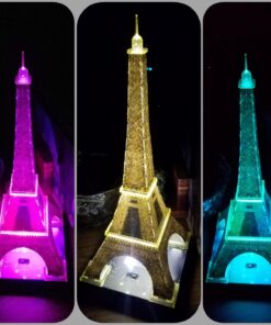 Ravensburger Eiffel Tower - Night Edition - 216 Piece 3D Jigsaw Puzzle for Kids and Adults - Easy Click Technology Means Pieces Fit Together Perfectly 53 71AL9w9cdDL