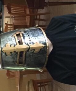 Jacobson Hat Company Men's Antiqued Pewter Knight Helmet Adult Silver 20 71ALXwodGJL