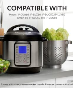 Pressure Cooker Sealing Ring - Silicone (Pack of 2) - BPA Free, Fits IP-DUO60, IP-LUX60, IP-DUO50, IP-LUX50, Smart-60, IP-CSG60 and IP-CSG50 13 71ALYL6CZQL