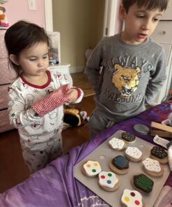 Melissa & Doug Slice and Bake Wooden Cookie Play Food Set - Pretend Cookies And Baking Sheet, Wooden Play Food Set, Toy Baking Set For Kids Ages 3+ 28 71ALn3zaSVL 4