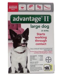 Bayer Advantage II, Large Dogs, 21 to 55Pound, 6Month