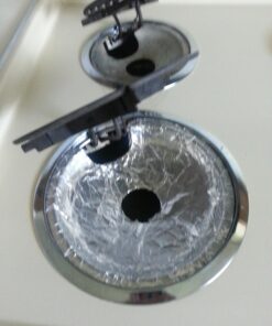 Range Kleen 1056RGE8 Style D Chrome 4 Pack Drip Pans and 4 Pack Trim Rings 17 71AMNCfX9ML