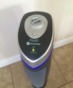 GermGuardian Air Purifier with HEPA 13 Filter, Removes 99.97% of Pollutants, Covers Large Room up to 915 Sq. Foot Room in 1 Hr, UV-C Light Helps Reduce Germs, Zero Ozone Verified, 28", Gray, AC5000E 53 71AMpJaz8L