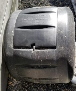 The Most Beautiful Composter in The World in Black, Made in America, Food Safe, BPA and Rust Free, No Assembly Required, Envirocycle Composting Tumbler Bin and Compost Tea Maker … 35 US Gallon 40 71ANNUeHkQL