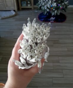 Everglow 2980-22 100 Clear White Wire Light Set Indoor String Lights 28 71ANPOzISL