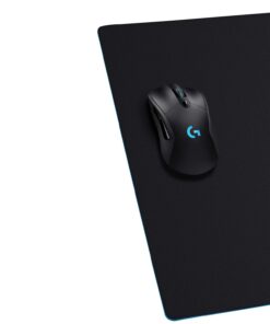 Logitech G840 XL Cloth Gaming Mouse Pad, Thin Pad, Stable Rubber Base, Performance-tuned Moderate surface friction, Durable tube for transport - Black 23 71ANayTKXFL