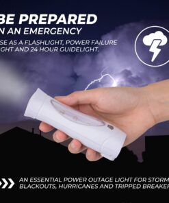 Amerelle LED Emergency Lights For Home Power Failure, 2 Pack – Triple Function Power Failure Light and Plug In Flashlight Combo, With Rechargeable Battery – Be Snow Storm & Hurricane Ready (71134) 23 71ANejdyhtL