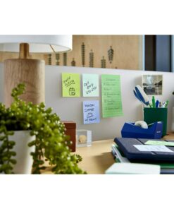 Post-it Super Sticky Recycled Notes, 3x3 in, 24 Pads, 2x the Sticking Power, Poptimistic, Bright Colors, 30% Recycled Paper (654-24SST-CP) 36 71ANhThPZL