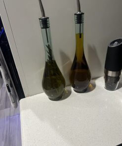 TableCraft H931 Siena 16 Oz. Green Tint Glass Oil Bottle 18 71AO2lGNjkL