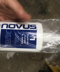 NOVUS 7020 | Plastic Clean & Shine #1 | 8 Ounce Bottle #1 Plastic Clean & Shine 54 71AO55inAQL