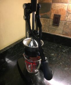 New Star Foodservice 46878 Commercial Citrus Juicer, Enameled Black 62 71AOAV4h3BL