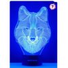 WANTASTE Wolf 3D Night Light for Boys Girls Room, Bedside Lamp Toys Decor Gifts for Kids Baby, 7 Colors Changing Nightlight with Smart Control Cool Wolf 11 71AOMJ5cilL