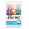 U.S. Office Supply Bible Safe Gel Highlighters, 6 Pack Set - 6 Different Bright Neon Fluorescent Highlight Colors Yellow, Orange, Pink, Purple, Green, Blue - Won't Bleed, Fade or Smear - Study Guide Multicolor (Pack of 6) 20 71AOo61h4JL