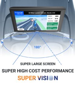 Alternative view of XGODY 9 inch Truck GPS Navigation for Car Big Screen for Truck Drivers Navigation Bluetooth AV-in 3D & 2D Maps with Alarm Lifetime Map Updates