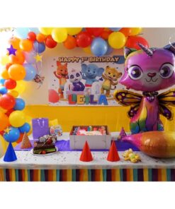 AGPtEK Electric Air Balloon Pump with Built-in Tying Tool, 110V 600W Pink and White Portable Dual Nozzle Inflator/Blower for Party Decoration-with Tying Tool on Handle 29 71AQMnoH12L