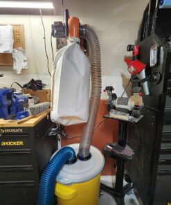 Eagle 20 Gallon Salvage Barrel Drum with Metal Ring Lever-Lock Lid, 21" Height, 21" Diameter, Blow-Molded HDPE, Yellow, 1654 50 71AQeRvynCL