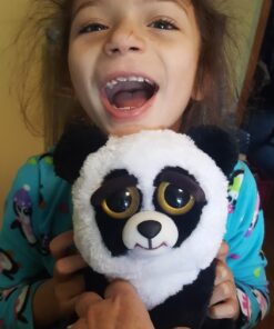 Feisty Pets Black Belt Bobby Plush Stuffed Panda That Turns Feisty with a Squeeze 16 71AQgEg2VlL