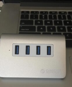 4-Port USB 3.0 Hub ORICO Aluminum USB Hub with 3.3ft Extend Cable, Portable Data Hub for MacBook, Mac Pro/Mini, iMac, XPS, Surface Pro, Notebook PC, USB Flash Drives, Mobile HDD Silver 25 71AQixxIPEL