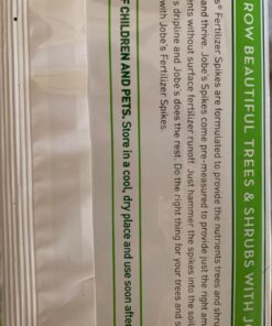 Jobe’s, 01660, Fertilizer Spikes, Tree & Shrubs, Includes 15 Spikes, 12 ounces, Brown 43 71ARiXDkgL