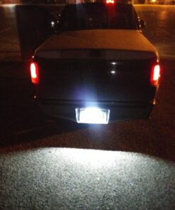 iJDMTOY Universal Fit Bolt-On To License Plate Frame 12-SMD Xenon White LED License Plate Illumination Light Lamp 45 71ARkBMWknL