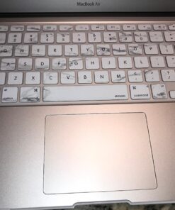 MOSISO Compatible with MacBook Air 13 inch Case (Models: A1369 & A1466, Older Version 2010-2017 Release), Plastic Pattern Hard Shell Case & Keyboard Cover & Screen Protector, White Marble 78 71AS5zrQlOL