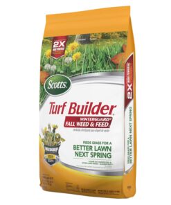 Scotts Turf Builder WinterGuard Fall Weed & Feed3, Weed Killer Plus Fall Fertilizer, 5,000 sq. ft., 14.29 lbs. 5,000 sq. ft. 27 71ASFDTjozL