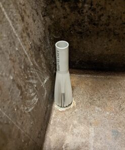 Lint Hair Trapper for filtering Washing Machine Utility Tub and Sink drains-reusable and customizable with built-in overflow guard. Traps Lint, hair and debris from drains, replaces all Mesh filters 35 71ATMXBHl8L