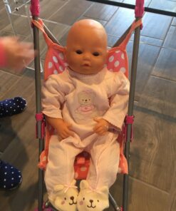 Little Me baby-girls Side Snap Footie Preemie Light Pink Pattern 13 71ATto5wpfL