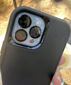 OtterBox iPhone 13 Pro Max & iPhone 12 Pro Max Defender Series Case - BLACK, Rugged & Durable, with Port Protection, Includes Holster Clip Kickstand 31 71AUb0FkqRL