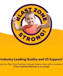 Blast Zone Magic Castle - Inflatable Bounce House with Blower - Premium Quality - Indoor/Outdoor - Portable - Sets Up in Seconds 22 71AV9 KZ7eL