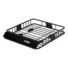 CURT 18115 Universal 42 x 37-Inch Black Steel Roof Rack Rooftop Cargo Carrier 53 71AW iheBL