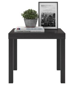 Ameriwood Home Parsons Modern End Table, Brown 27 71AWSD5RvkS