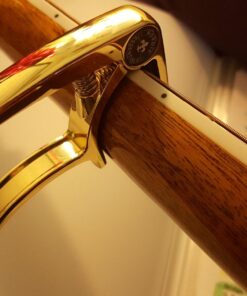 Nordic Essentials Guitar Capo Deluxe with Carrying Pouch - Brushed Metallic Bronze 30 71AWUShGWiL