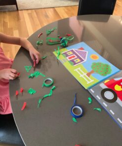 Melissa & Doug Tape Activity Book: 4 Rolls of Easy-Tear Tape and 20 Reusable Scenes 29 71AXOviS7IL