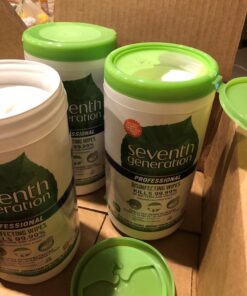 Seventh Generation Disinfecting Multi-Surface Wipes, Lemongrass Citrus, 70 Count, Pack of 3 (Packaging May Vary) 70 Count Pack of 3 20 71AYP6Mdj4L