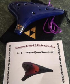 12 Hole Ocarina From Legend of Zelda Alto C Dark Blue for Any Level Available from OcarinaWind Music Instrument Gift Idea 15 71AZ2giOiVL