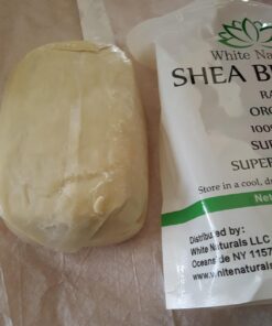 White Naturals Shea Butter 1 lb, Unrefined, African Grade A, Moisturizing Skin, Hair, Face, Lotion, Cream, 16oz Block 1 Pound (Pack of 1) 30 71AZ6Am2twL