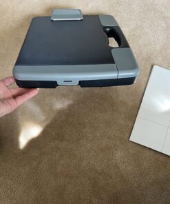 Officemate Portable Clipboard Storage plastic Case for A4 sizes, Charcoal (83301),11-3/4"w x 1-1/2"d x 14-1/2"h 43 71AZ8xJJigL