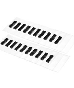 Amazon Basics Horizontal Magnetic Badge Holder - Pack of 20, Clear 20 Pack 17 71AZJzf84vS