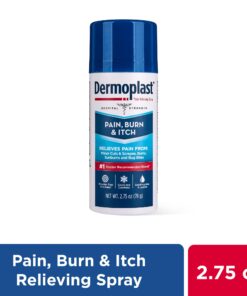 Dermoplast Pain, Burn & Itch Relief Spray for Minor Cuts, Burns and Bug Bites, 2.75 Oz (Packaging May Vary) Relief Spray (1 Pack) 25 71AZo4gVY2L