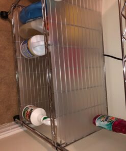 BRIAN & DANY Wire Shelf Liner 14" X 30", Heavy Duty Shelf Liners for Wire Shelving, Waterproof Protector Mats, Set of 5, Transparent 14"x 30"x5 29 71AaXG2WQ L 1