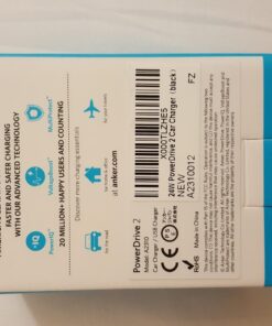 Anker Car Charger Adapter, 24W Dual USB Car Phone Charger, PowerDrive 2 for iPhone 14 13 12 11 Pro Max Mini X XR XS 8 Plus, iPad Pro/Air 2/Mini, Note 5/4, LG, Nexus, HTC and More Black 49 71AbCRUGYL