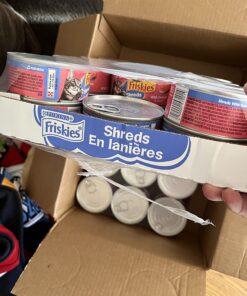 Purina Friskies Wet Cat Food, Shreds With Salmon in Sauce - (24) 5.5 oz. Cans 5.5 Ounce (Pack of 24) 37 71Abs1UoG4L