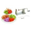 Maxam Kitchen Utensil Stainless Steel Vegetable Spiral Slicer, 10-5/8" x 4-1/2" x 2-7/8", Silver 36 71Ae4nx8HOL