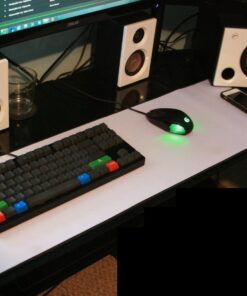 Glorious Large Extended White Gaming Mouse Pad/Mat - Long Cloth Mousepad, Stitched Edges | 36x11 (GW-E) 27 71Ae6nnt09L