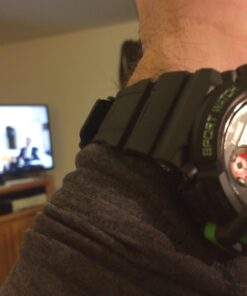 FANMIS Mens Military Multifunction Digital LED Watch Electronic Waterproof Alarm Quartz Sports Watch Green 36 71Af15gc09L